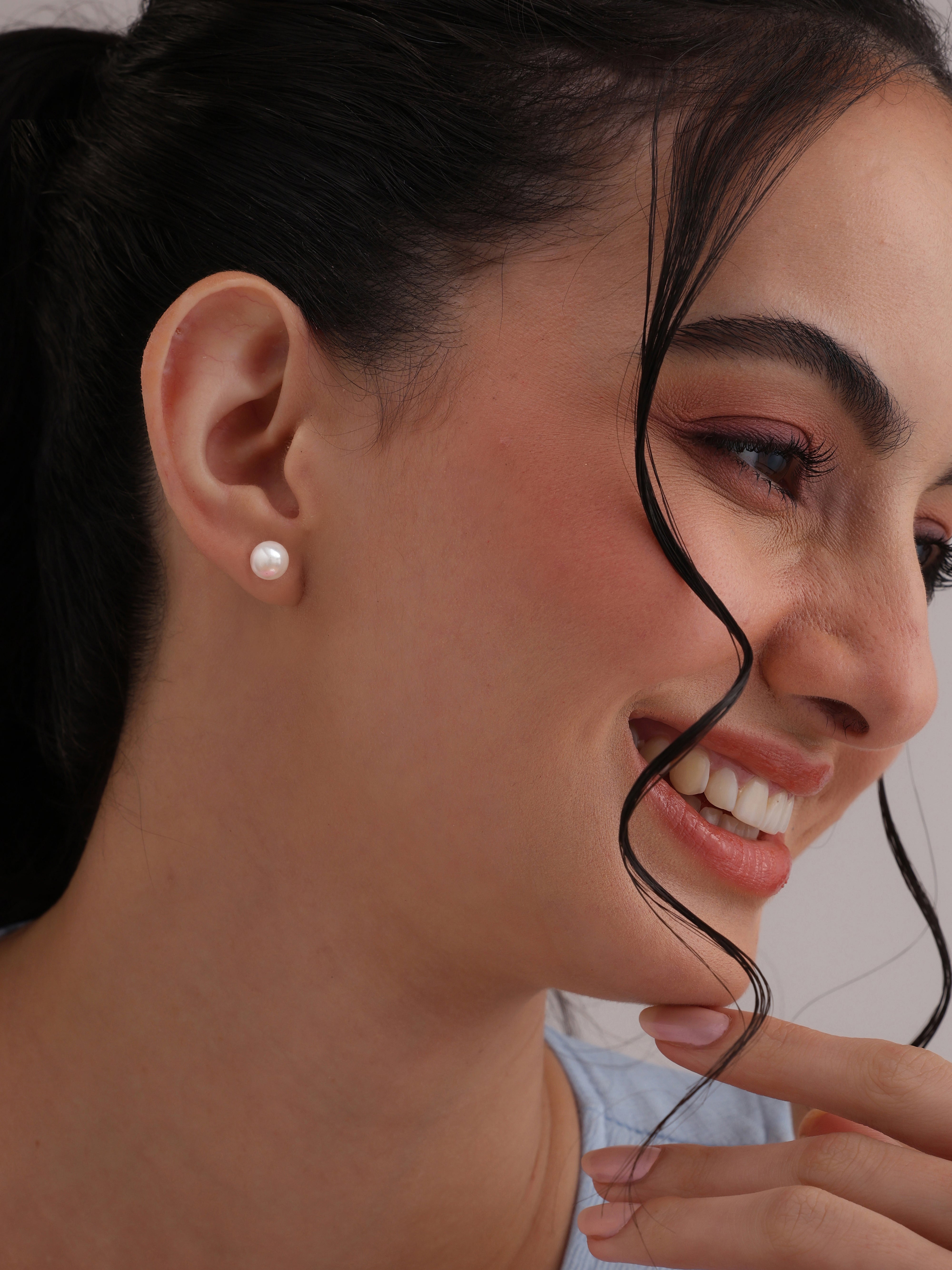 Classic Pearl Stud Earrings