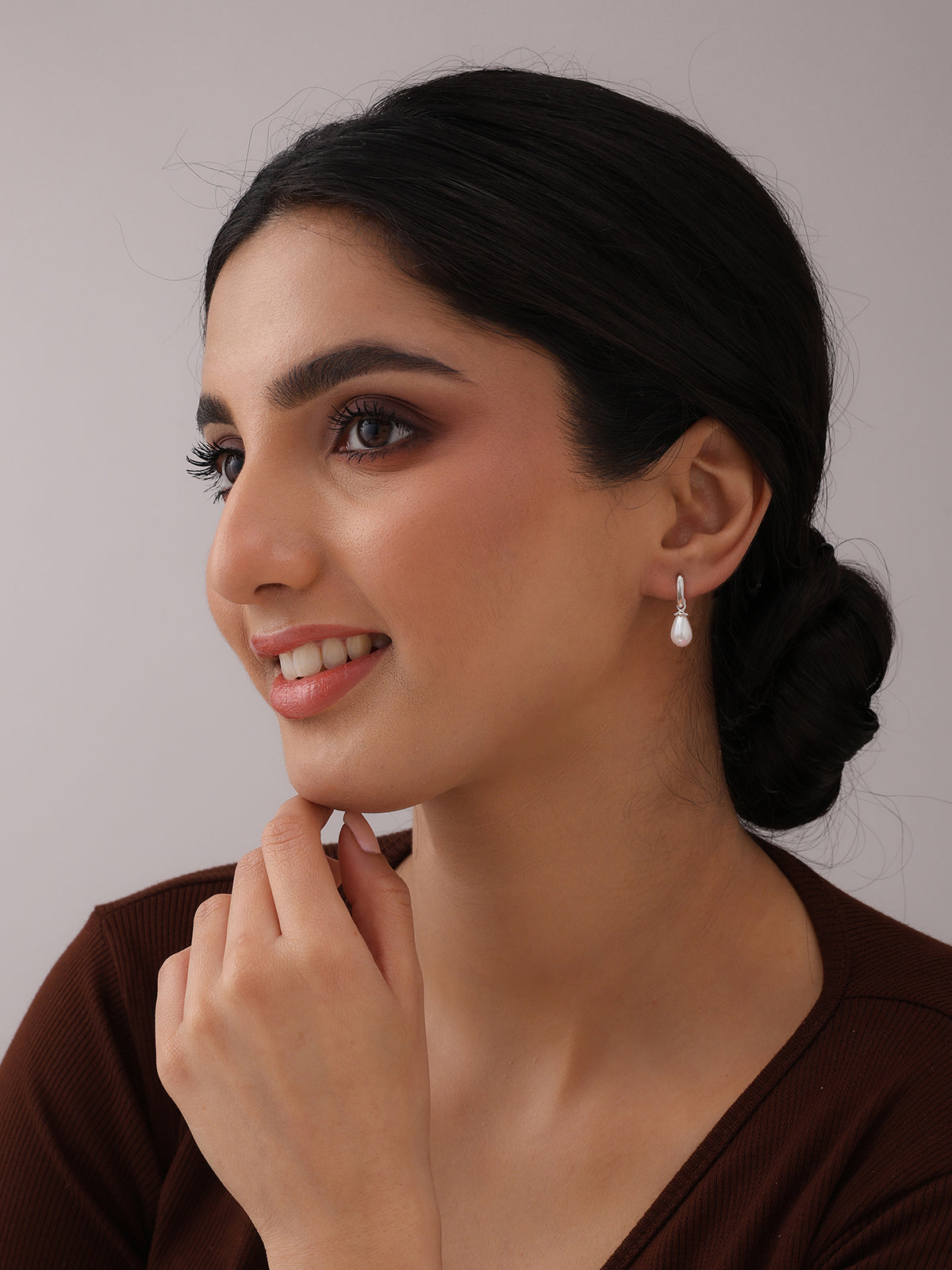 Pearl Drop Dangle Earrings