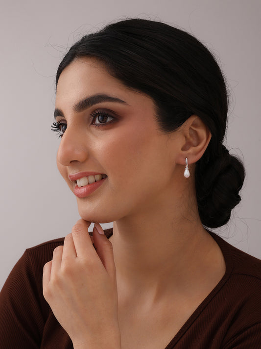 Pearl Drop Dangle Earrings