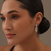 925 Sterling Silver Medium Two-Tone Twisted Lightweight Infinity Drop Dangle Earrings for Women