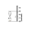 925 Sterling Silver Simulated Shell Freshwater Pearl Leverback Dangle Earrings for Women & Girls