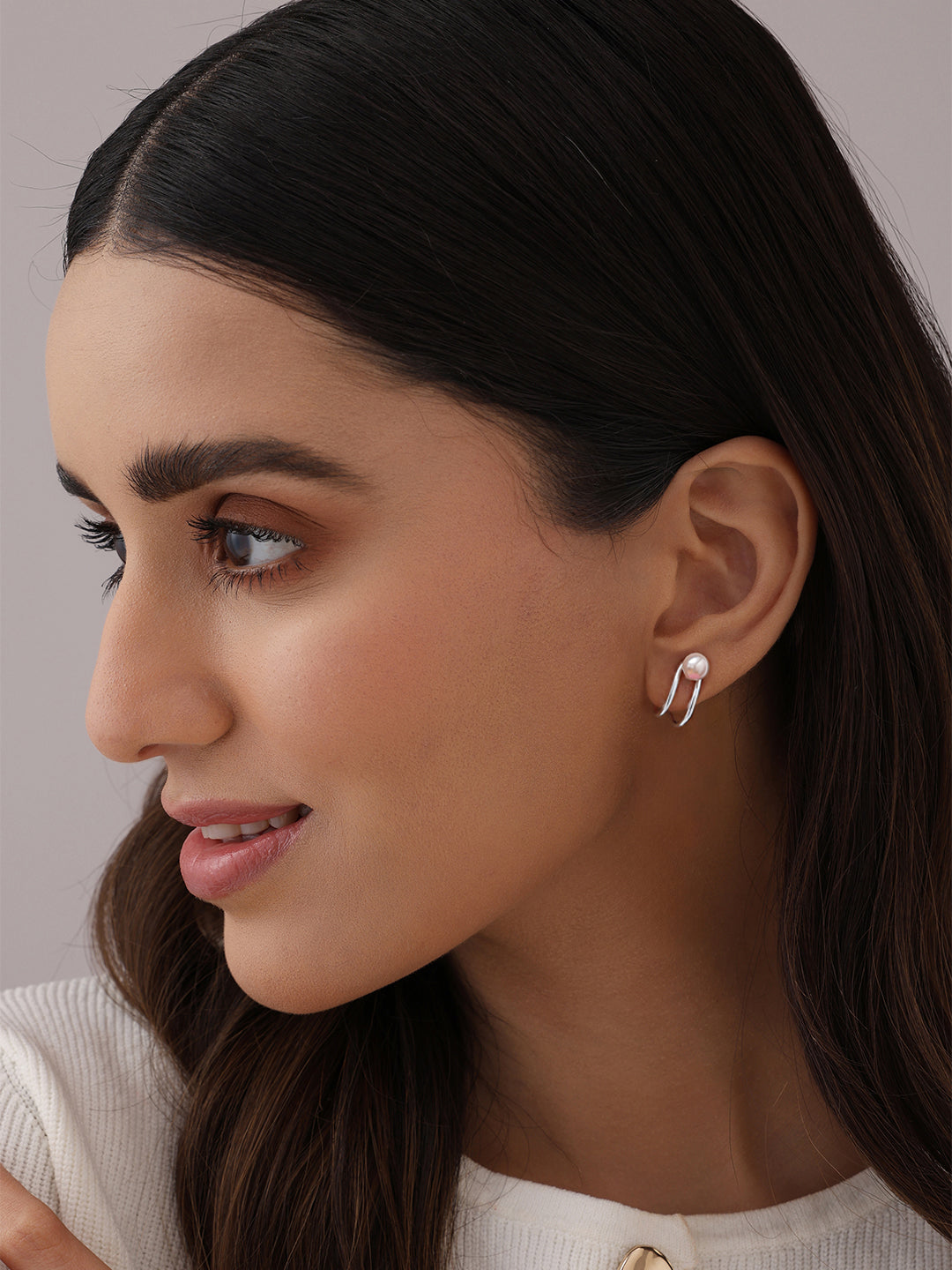 Small Pearl Drop Earrings