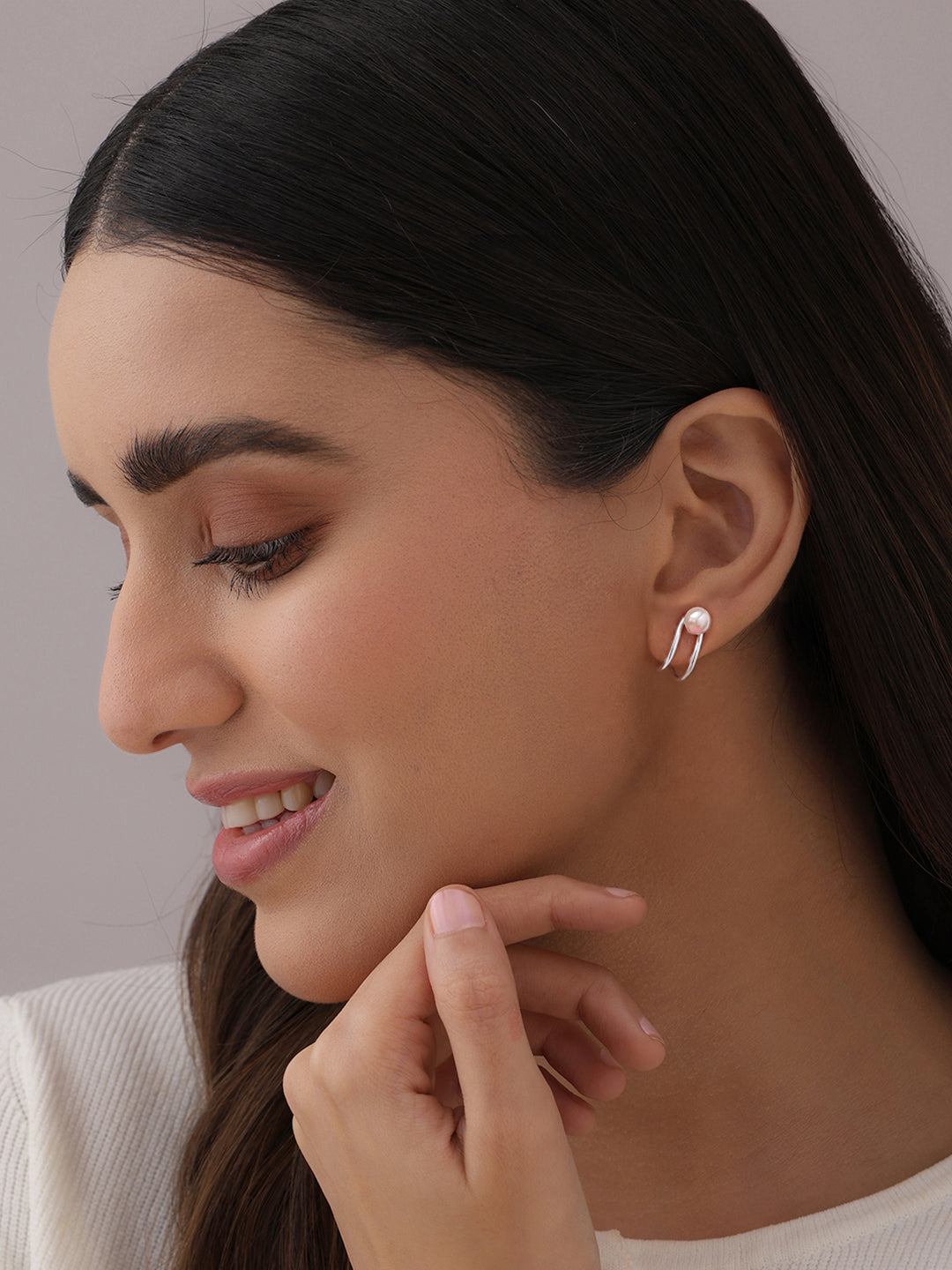 Small Pearl Drop Earrings