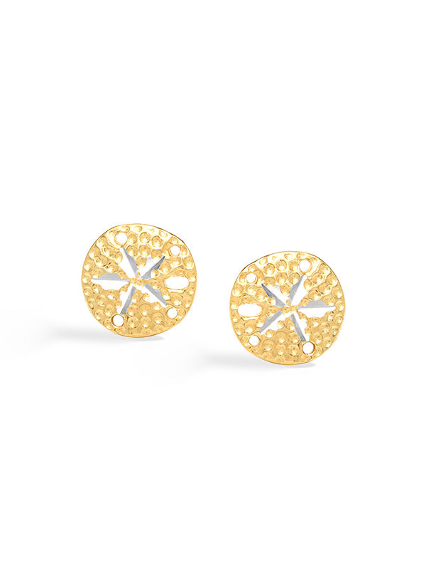 Gold Ocean Sea Life Studs