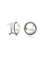 Silver Omega Back Studs