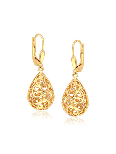 14K Gold-Plated Elora Dangler Earrings