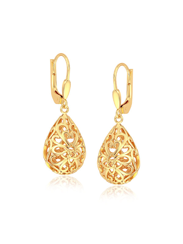 14K Gold-Plated Elora Dangler Earrings