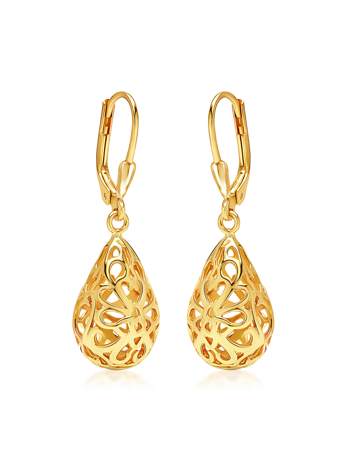14K Gold-Plated Elora Dangler Earrings