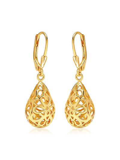14K Gold-Plated Elora Dangler Earrings