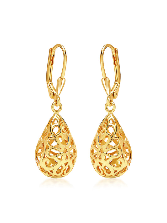 14K Gold-Plated Elora Dangler Earrings