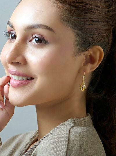 14K Gold-Plated Elora Dangler Earrings