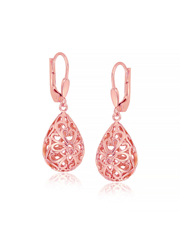 14K Rose-Gold Plated Elora Dangler Earrings