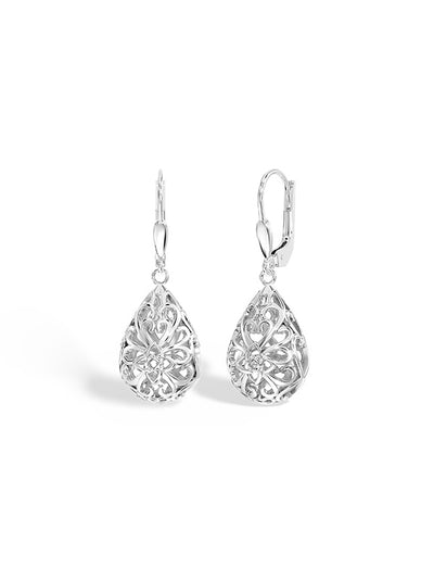 Filigree Infinity Celtic Knot Earrings