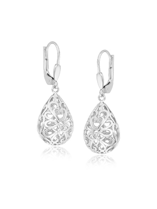 Filigree Infinity Celtic Knot Earrings