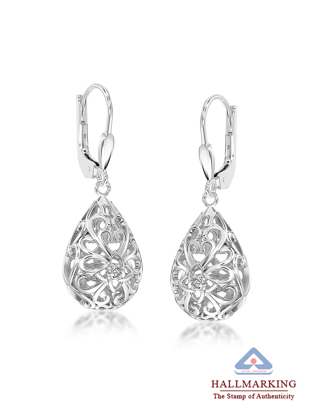 Filigree Infinity Celtic Knot Earrings