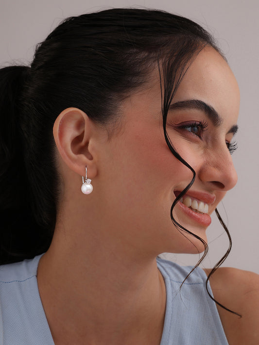 Filigree Click Top Hoop Earrings
