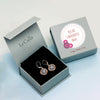 925 Sterling Silver Jewellery Two-Tone Celtic-Knot Drop Dangle Earrings With Premium Mother's Day Gift Box for Women