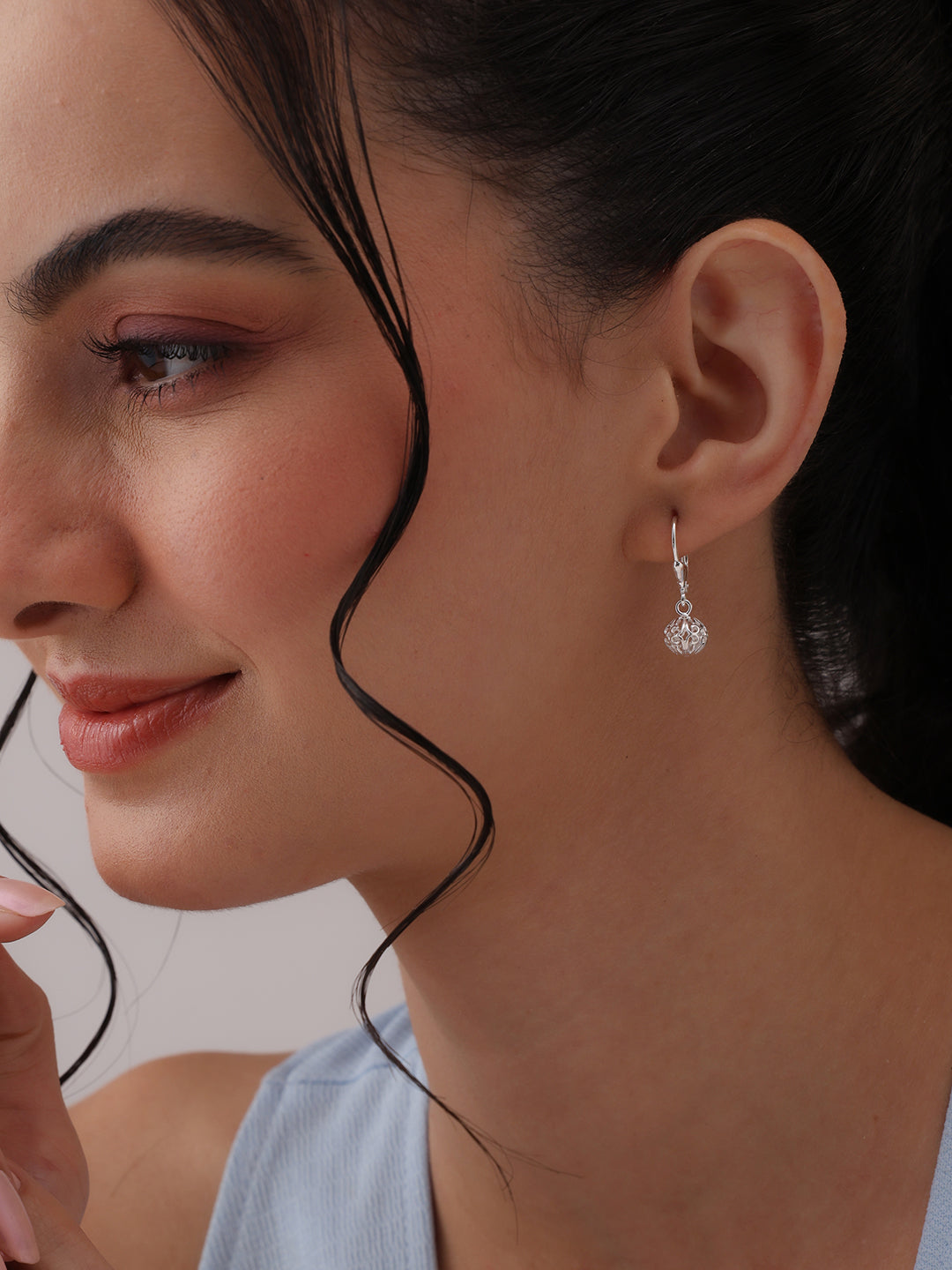 Lovella Filigree Ball Women's Drop Earrings