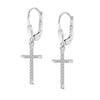 925 Sterling Silver 14K Gold-Plated Mother of Pearl CZ Three Clover Flower Drop Dangle Earrings for Women Teen