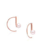 Rose Gold Earwire Dangle Earrings