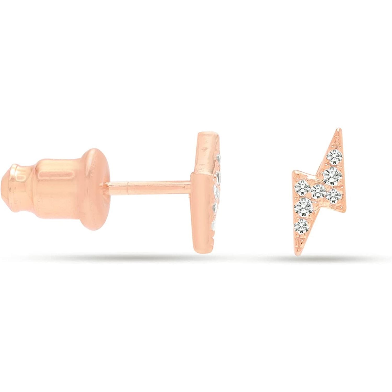 Gold Polished Stud Earrings