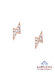 Rose Gold Classic Stud Earrings