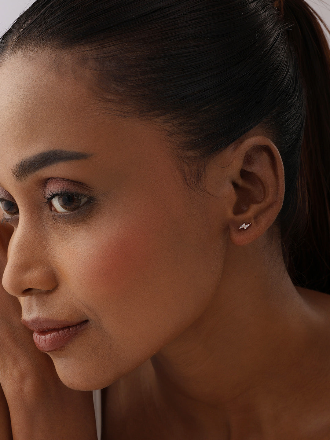 Rose Gold Classic Stud Earrings