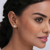 925 Sterling Silver CZ Starburst Stud Earrings for Women Teen