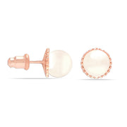 Rose Gold Stud Earrings