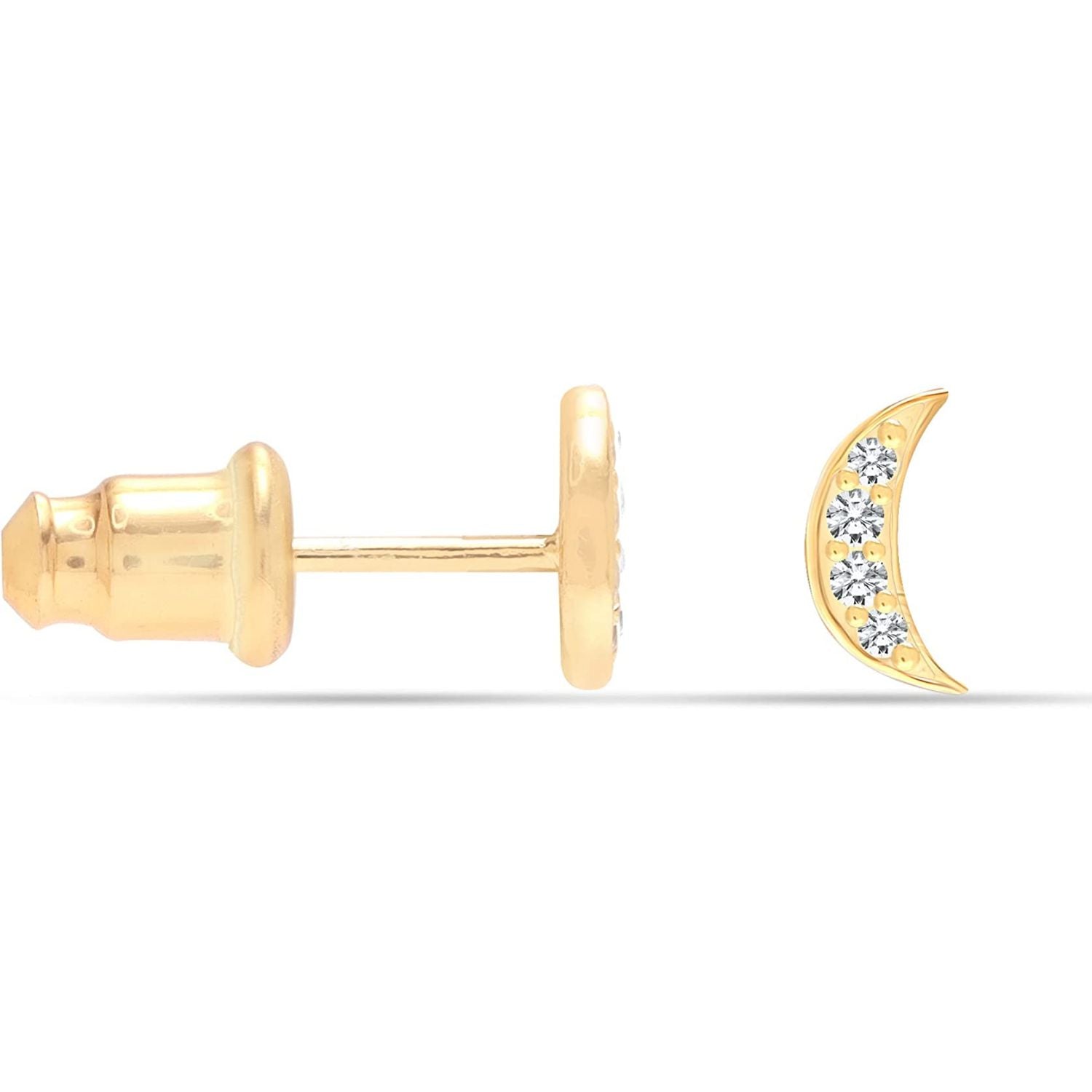 Gold Minimal Stud Earrings