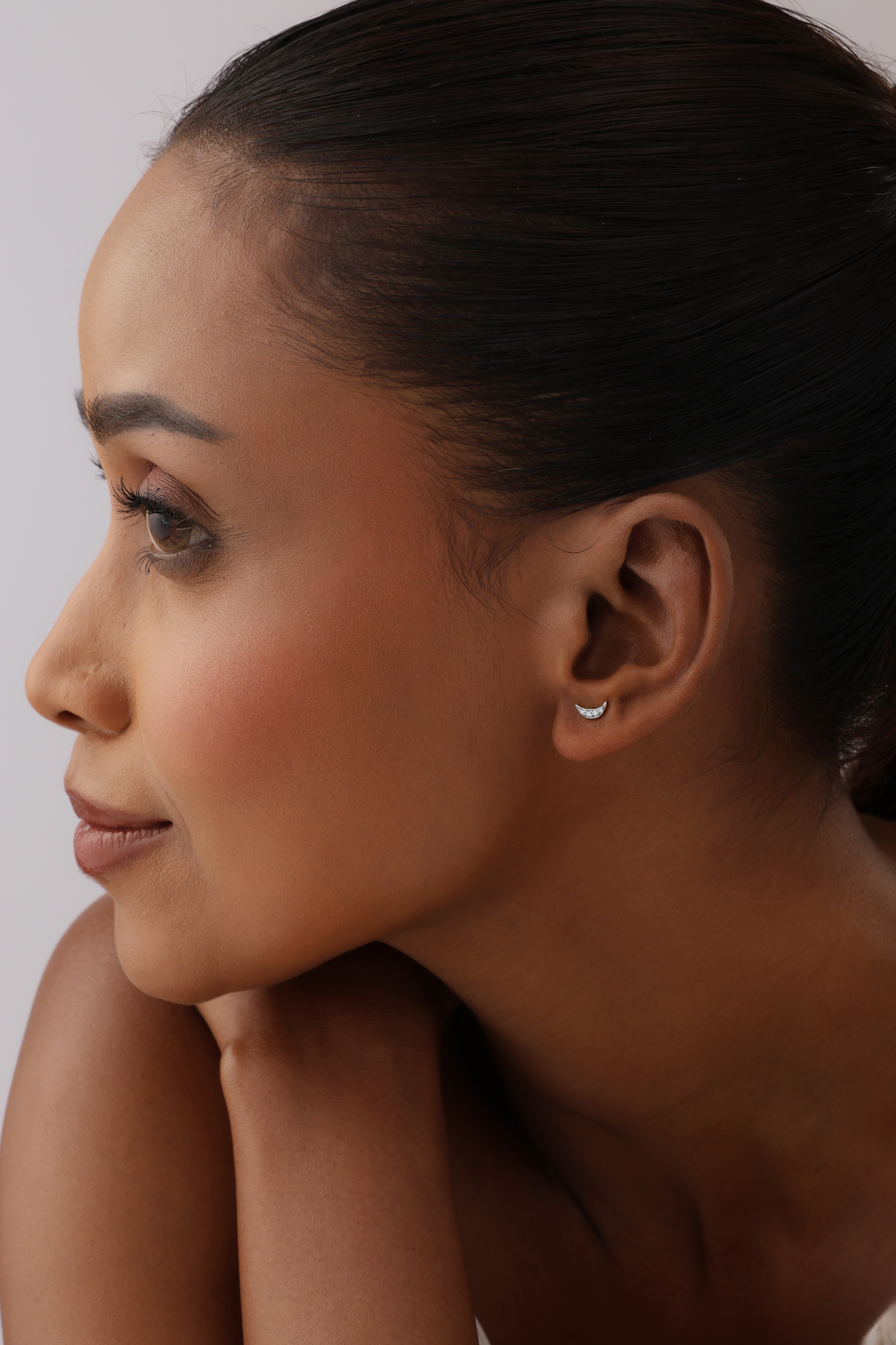 Silver Minimal Stud Earrings
