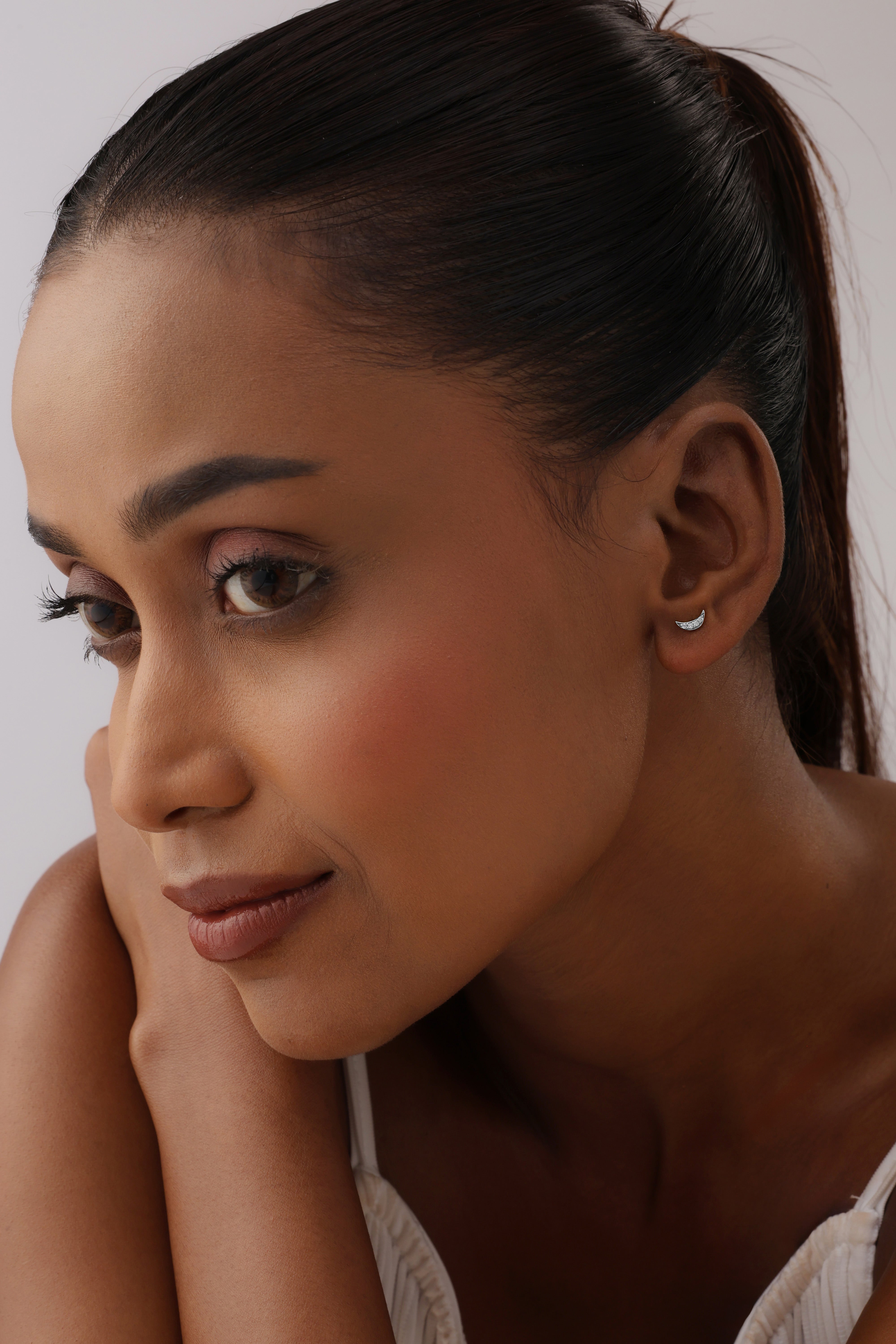 Silver Minimal Stud Earrings