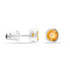 925 Sterling Silver Birthstone Stud Earrings for Women and Girls