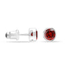 925 Sterling Silver Birthstone Stud Earrings for Women and Girls