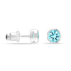 925 Sterling Silver Birthstone Stud Earrings for Women and Girls