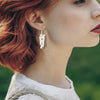 925 Sterling Silver Dangle Drop Pearl Earrings for Women Hypoallergenic Pearl Earring for Teen Girls