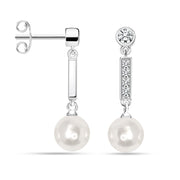 Silver Drop Earrings