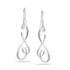 925 Sterling Silver Knot French Wire Drop Dangle Earrings for Women and Girls