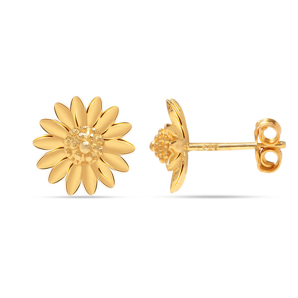 Sunflower gold earrings deals