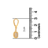 925 Sterling Silver 14K Rhodium and Gold Plated Hanging Square Drop Dangle Earrings for Women Teen