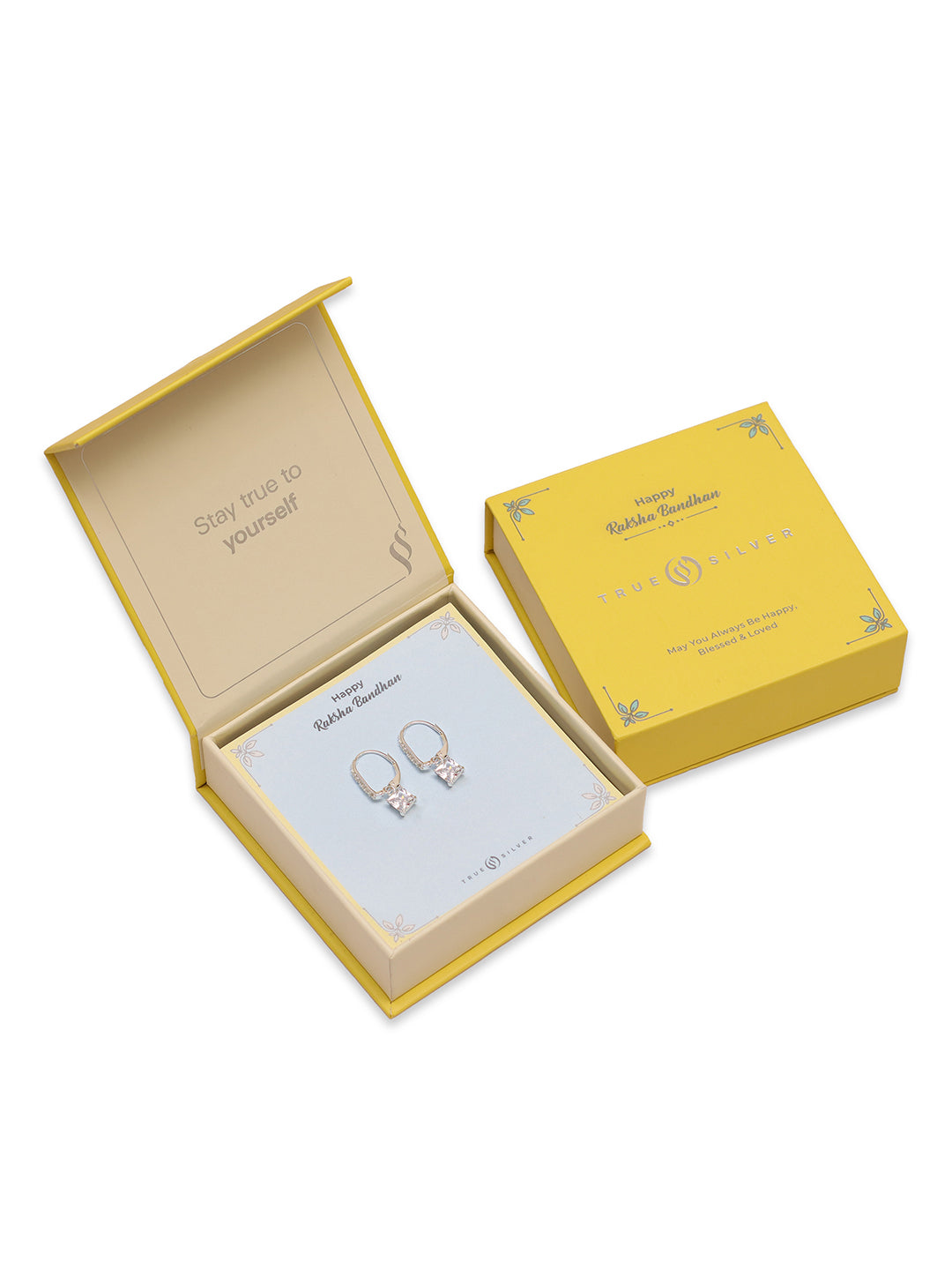 Silver Lever Back Dangle Earrings - Gift For Sister