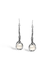 Freshwater Pearl Twisted Drop Earrings