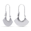 925 Sterling Silver Antique Large Classic Handmade Bohemian Boho Statement Hoop Earrings for Women