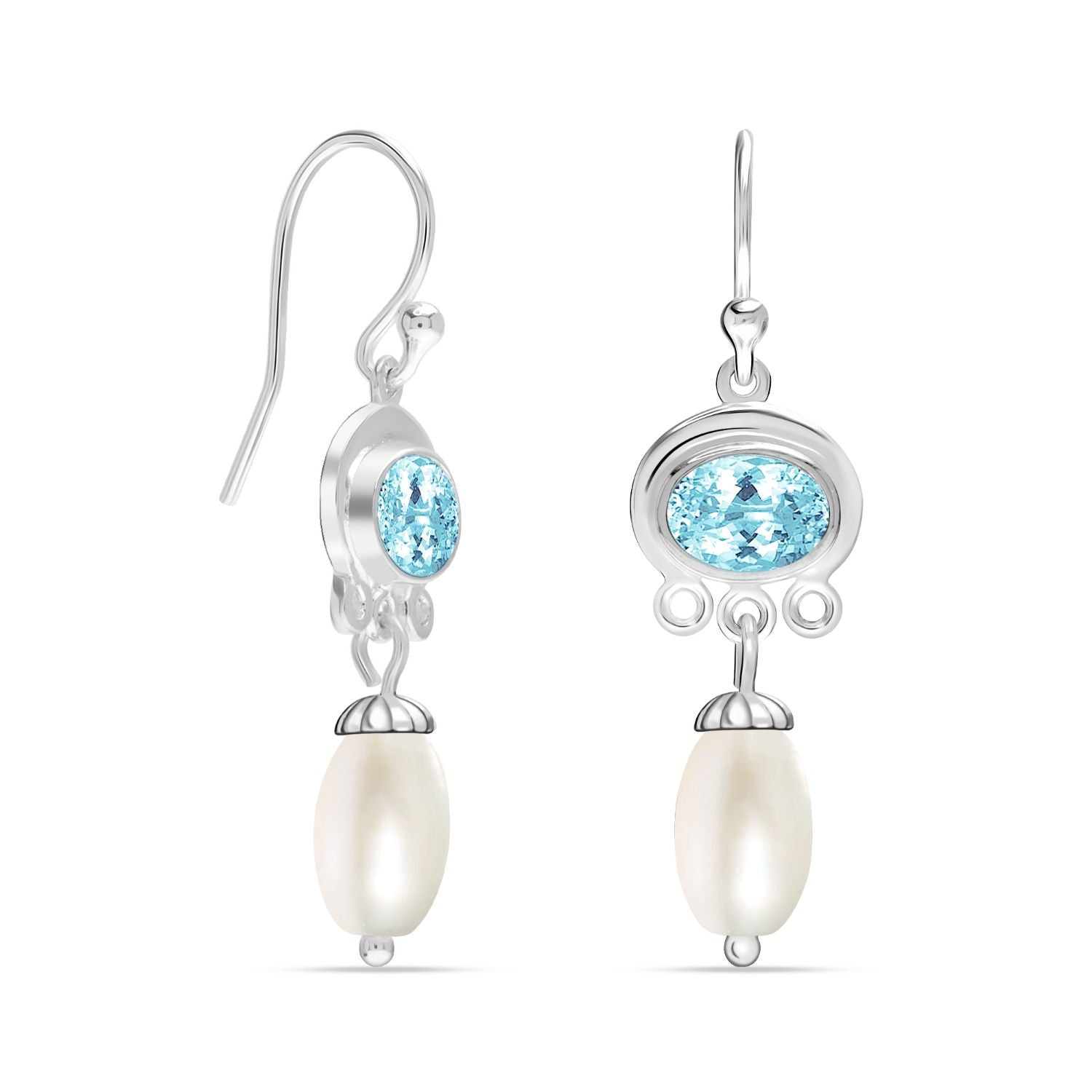 Silver Earwire Earrings