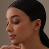 925 Sterling Silver Gemstone Halo Heart Stud Earrings for Women