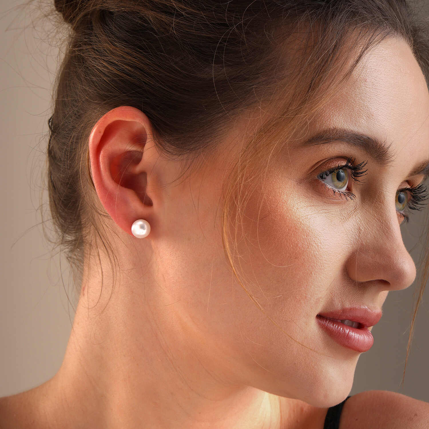 925 Sterling Silver Jewellery | 925 Steling Silver 14K Gold-Plated Freshwater Pearl Stud Earrings for Women and Girls | acpl-ecom.myshopify.com