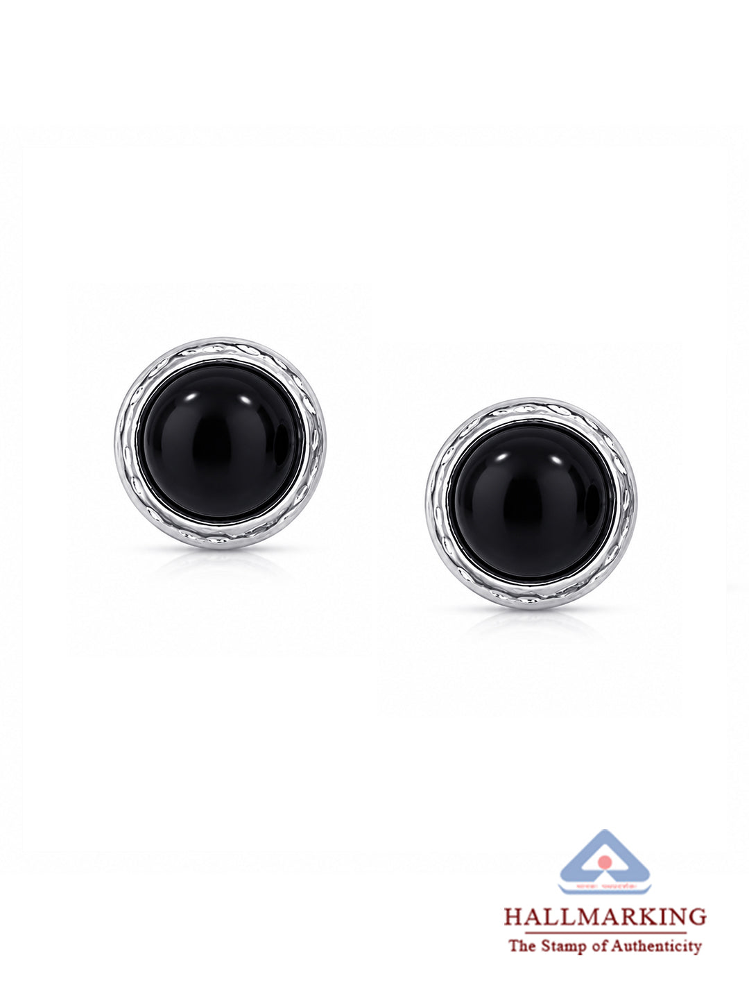Men Silver Stud Earring