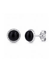 Men Silver Stud Earring