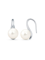 Rhodium Dangle Earrings