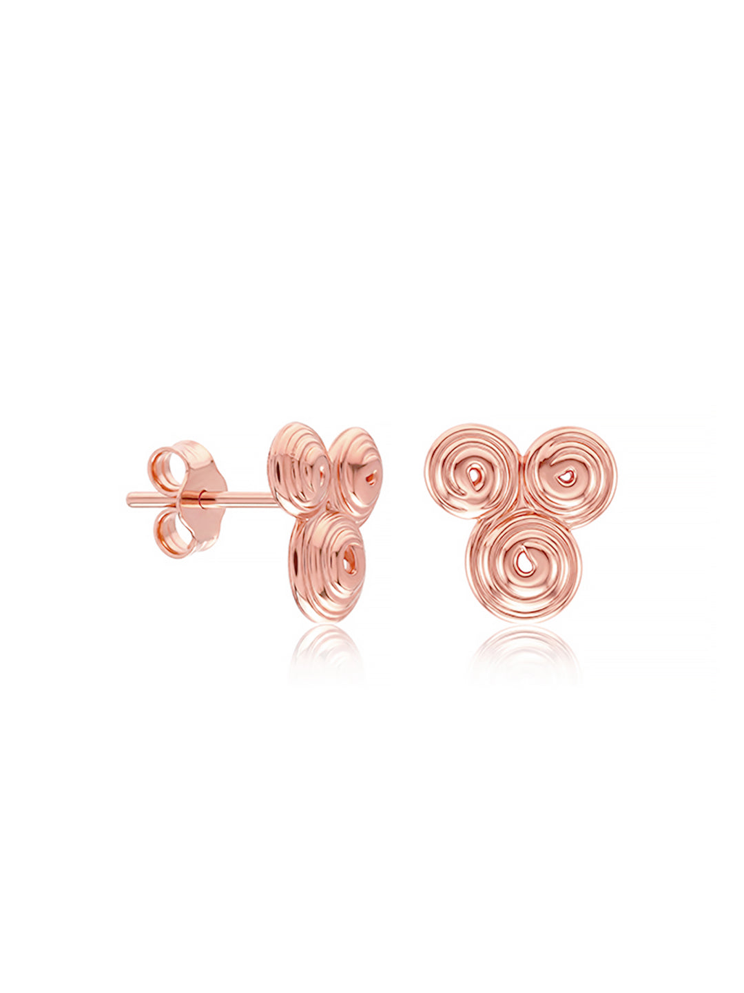Helix Spiral Stud Earrings